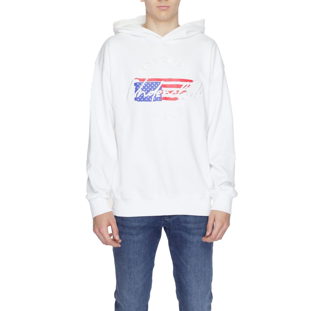 Underclub White Cotton Hoody LUNESCAPE