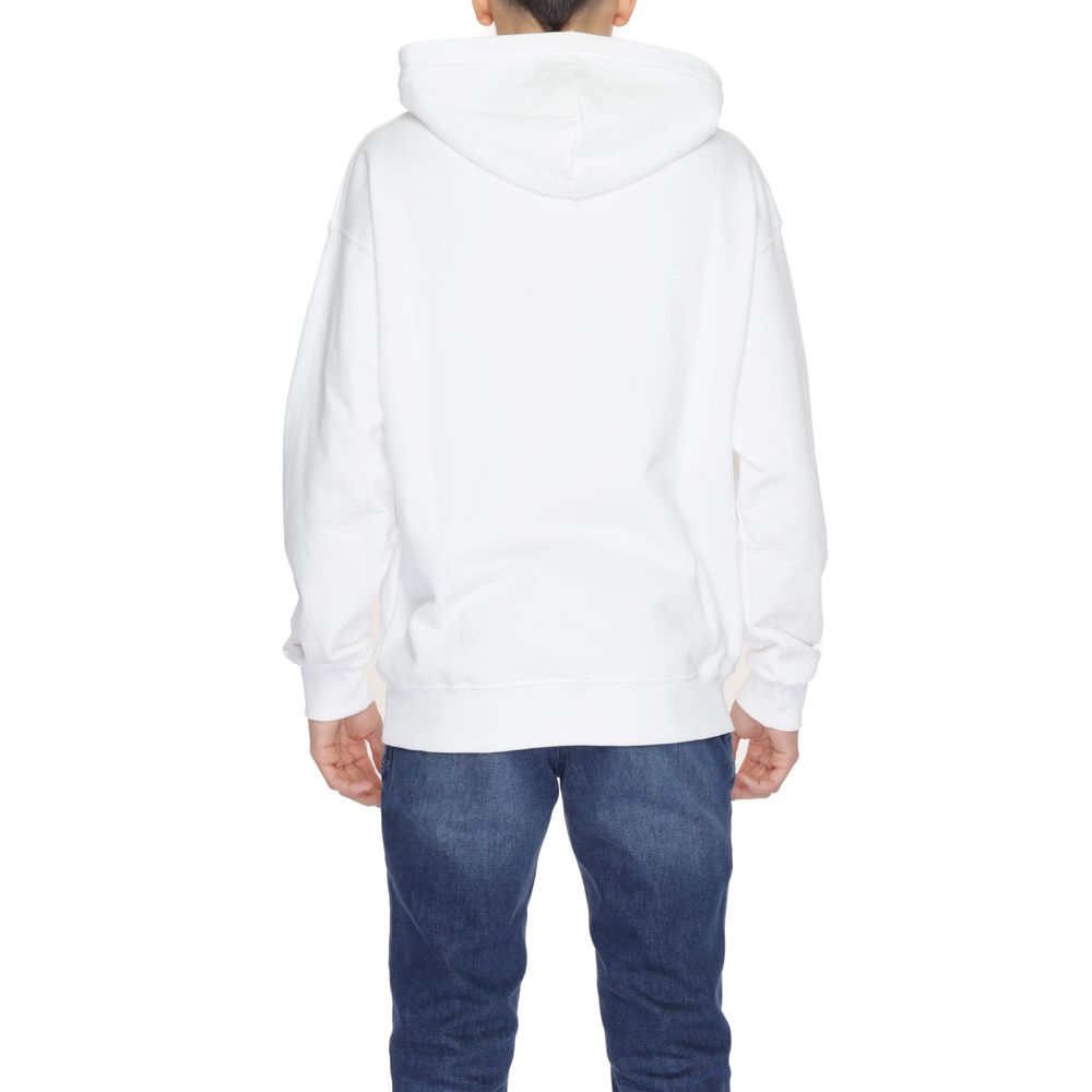 Underclub White Cotton Hoody LUNESCAPE