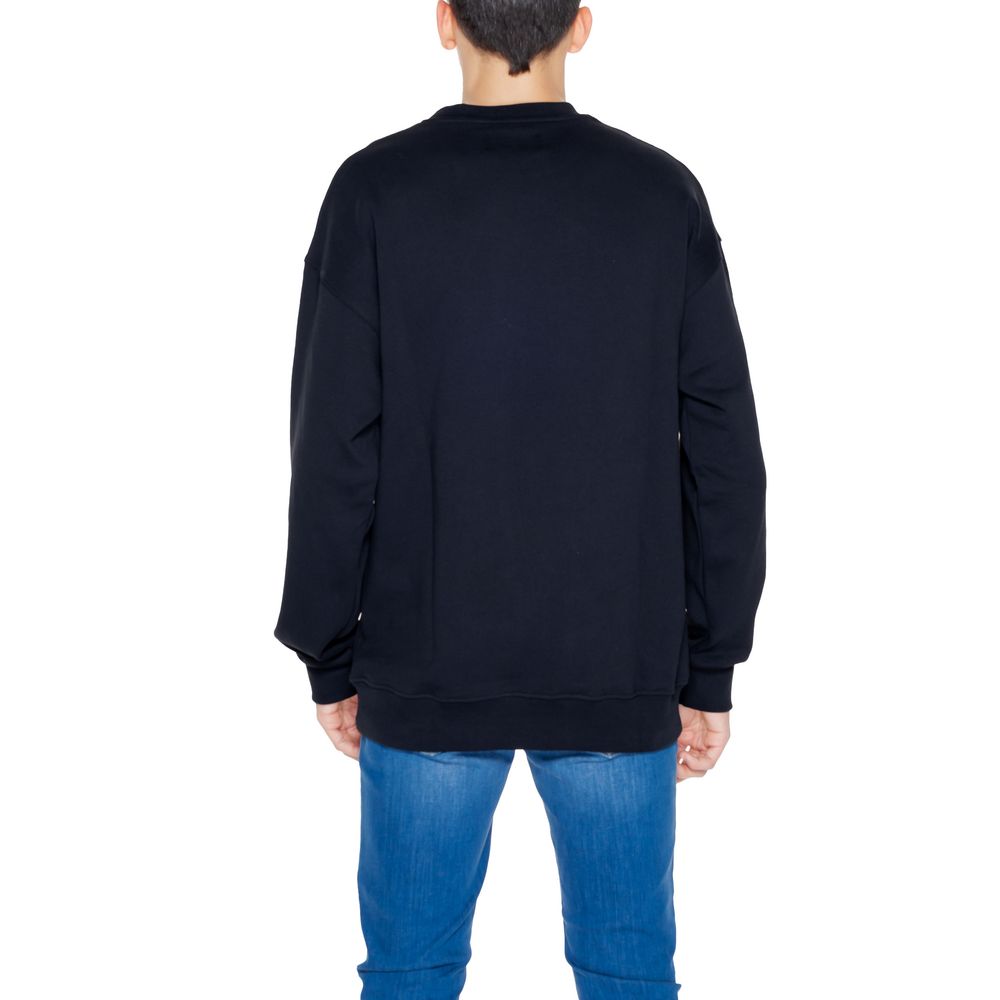 Underclub Black Cotton Sweatshirt LUNESCAPE