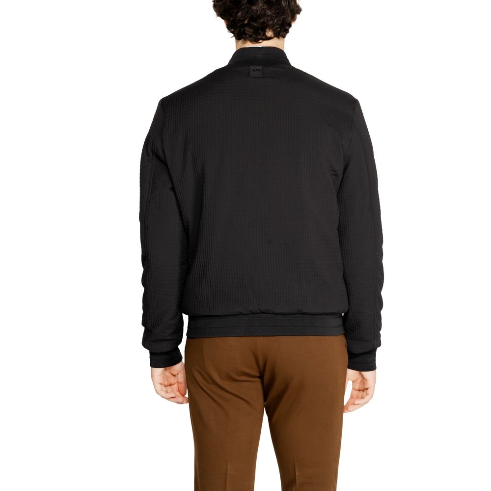 Antony Morato Black Polyester Jackets & Coat LUNESCAPE
