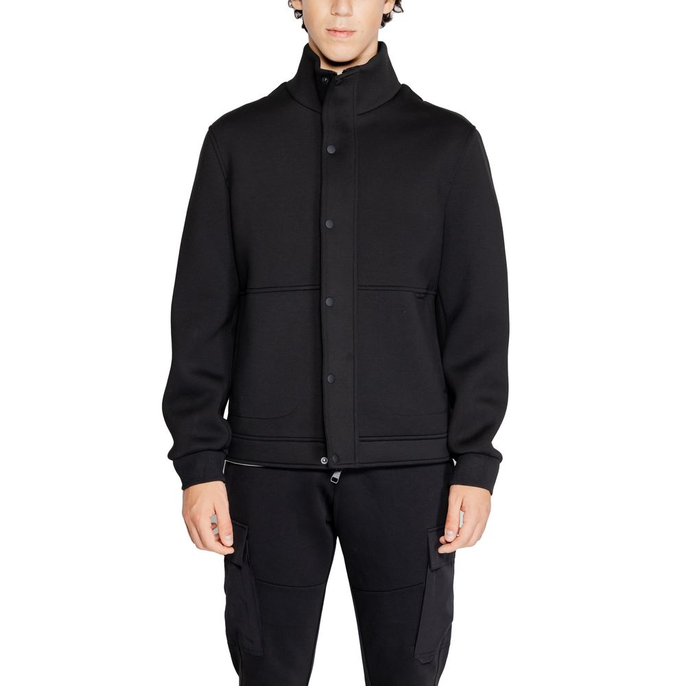 Antony Morato Black Polyester Jackets & Coat LUNESCAPE