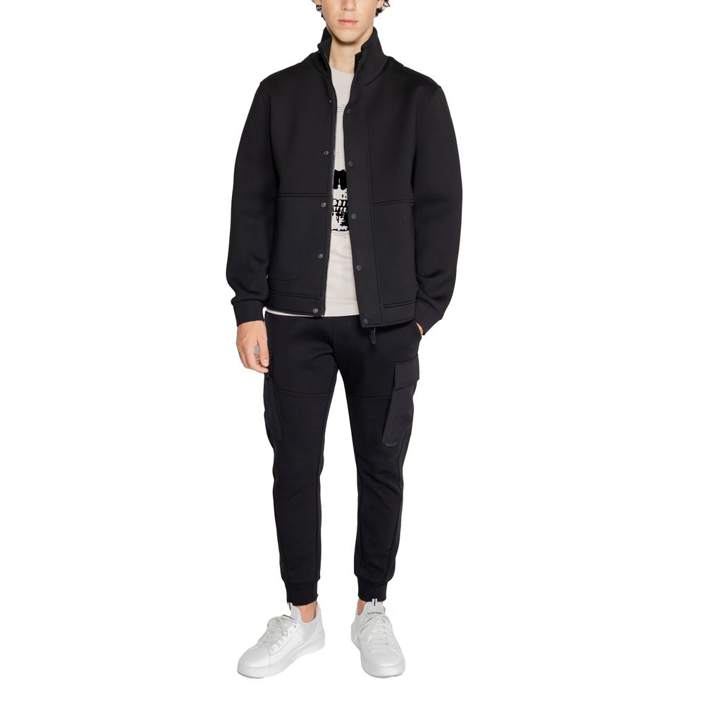 Antony Morato Black Polyester Jackets & Coat LUNESCAPE