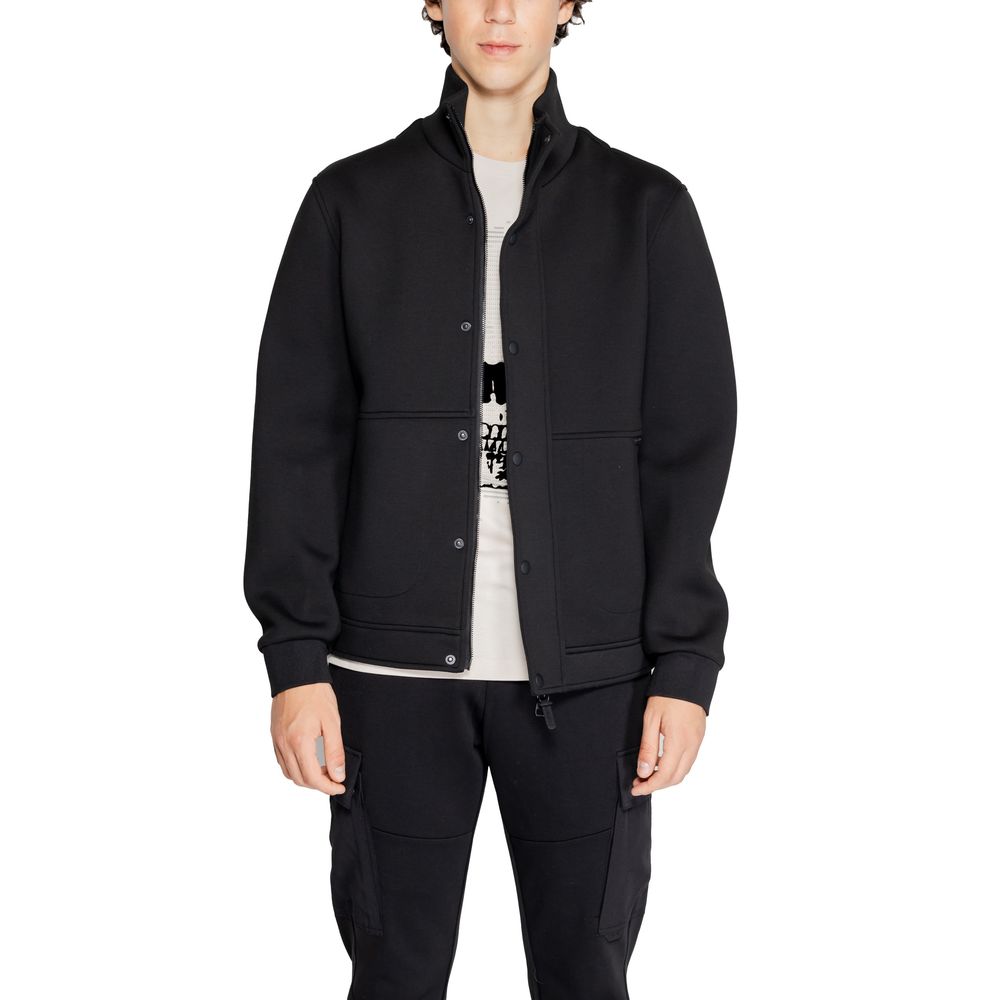 Antony Morato Black Polyester Jackets & Coat LUNESCAPE