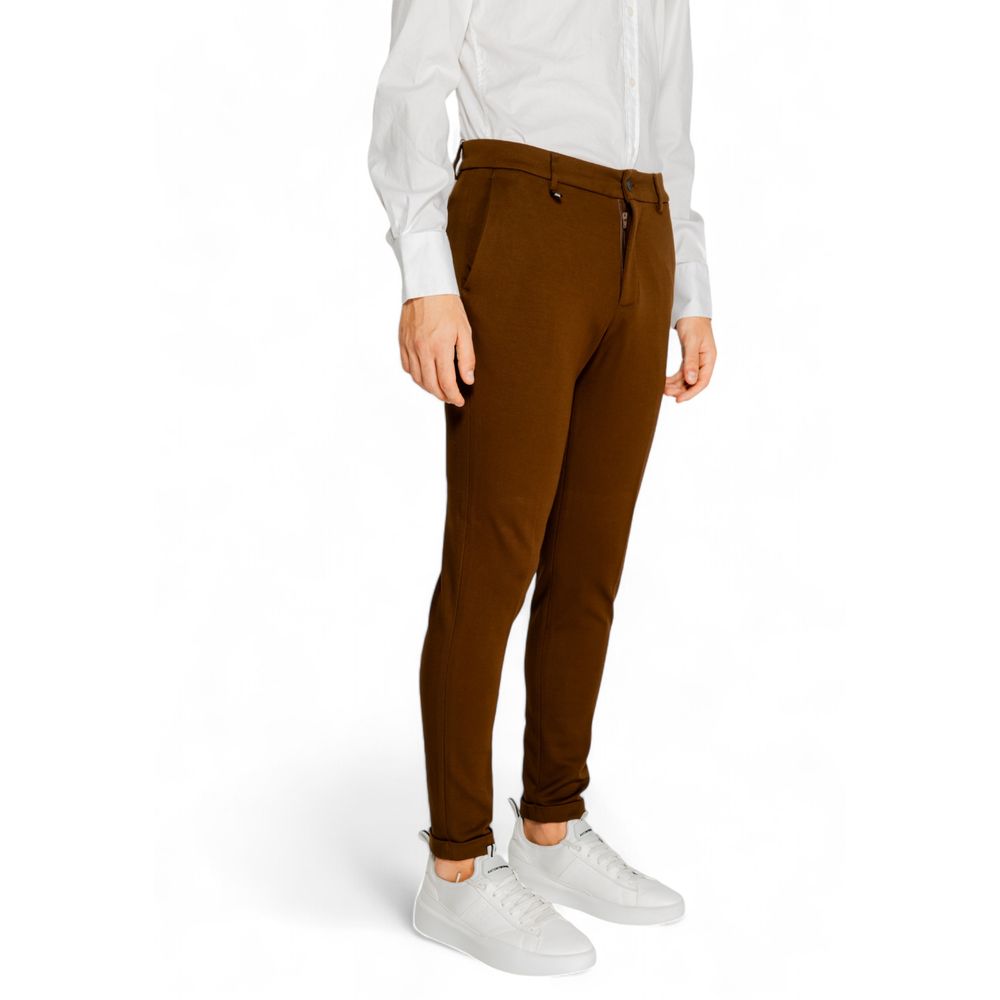 Antony Morato Brown Viscose Pant LUNESCAPE