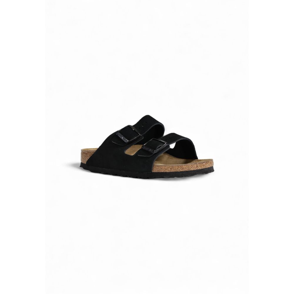 Birkenstock Black Suede Leather Sandal LUNESCAPE
