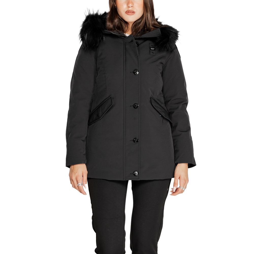 Blauer Black Polyester Parka LUNESCAPE