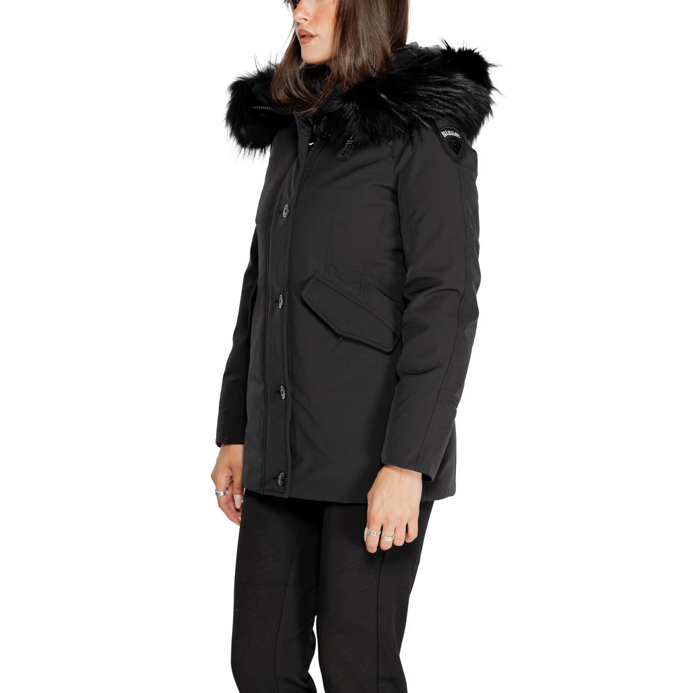 Blauer Black Polyester Parka LUNESCAPE