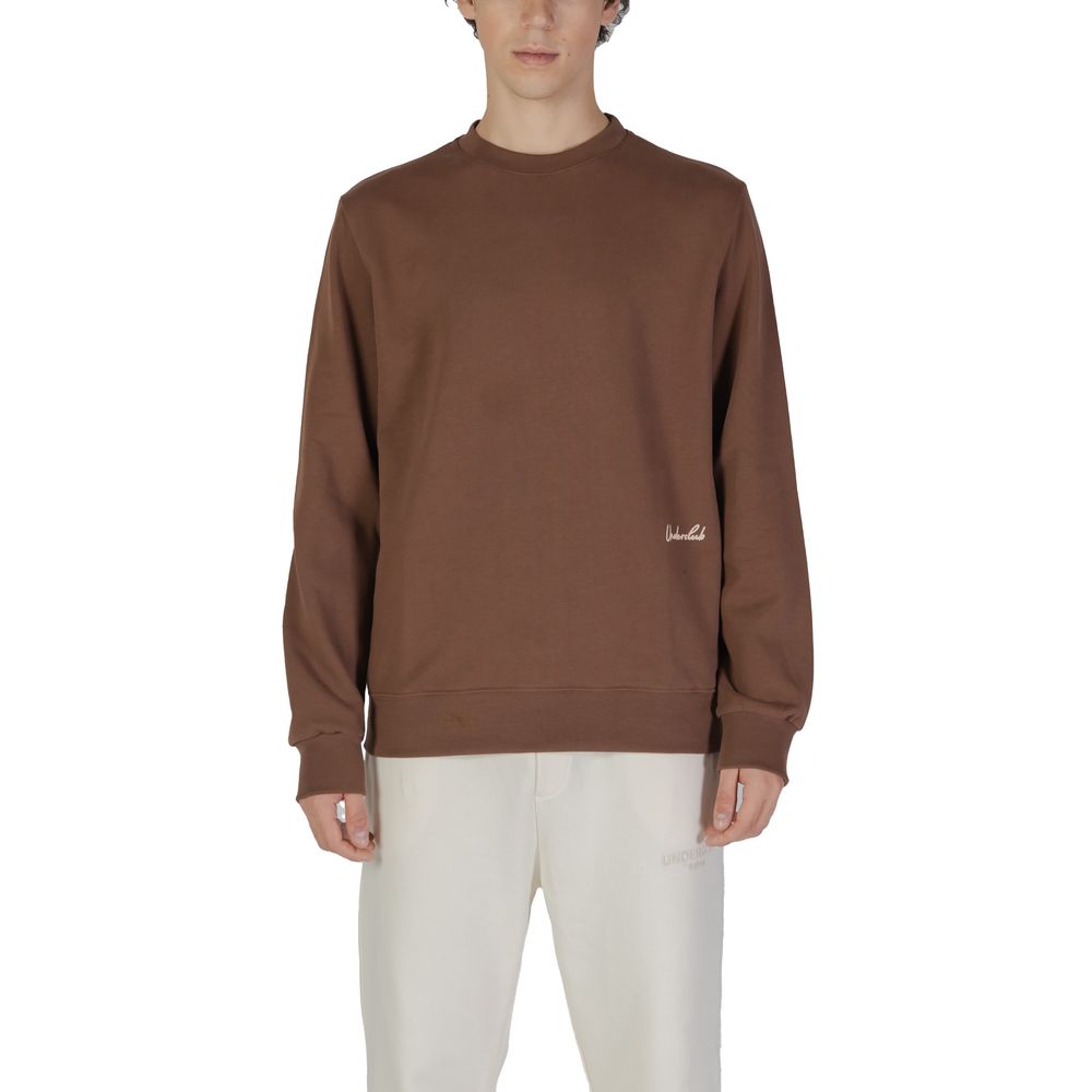 Underclub Brown Cotton Sweatshirt LUNESCAPE
