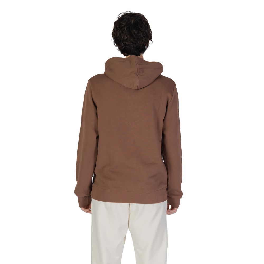 Underclub Brown Cotton Hoody LUNESCAPE