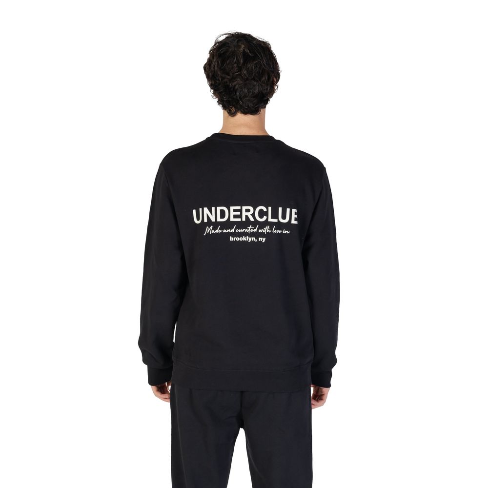Underclub Black Cotton Sweatshirt LUNESCAPE