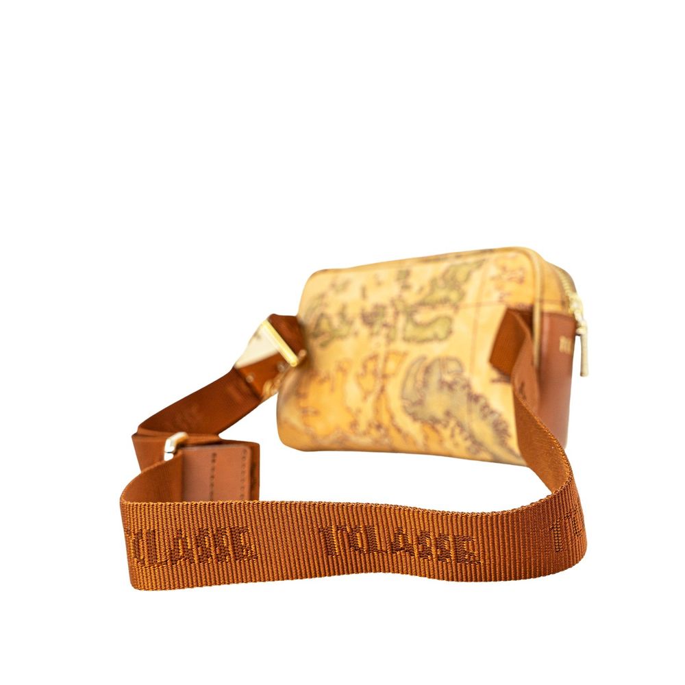 Alviero Martini Prima Classe Beige Leather Belt Bag LUNESCAPE