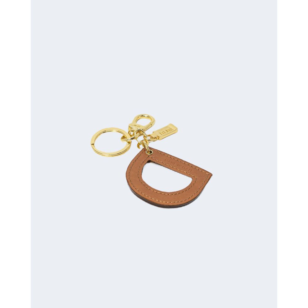Alviero Martini Prima Classe Beige Leather Keychain LUNESCAPE