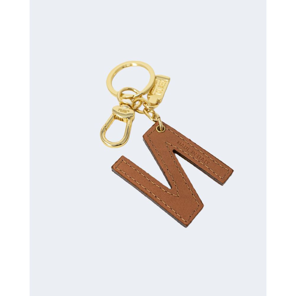 Alviero Martini Prima Classe Beige Leather Keychain LUNESCAPE