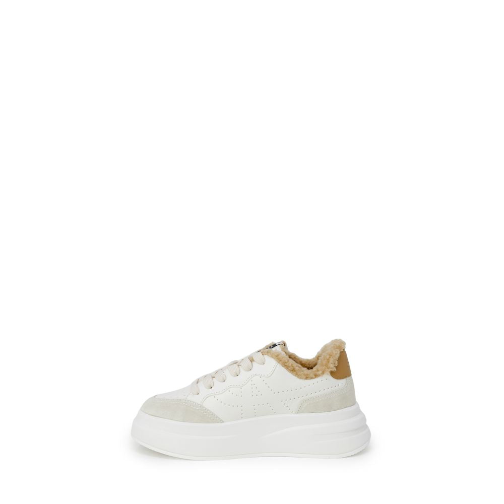 ASH Beige Leather Sneaker LUNESCAPE