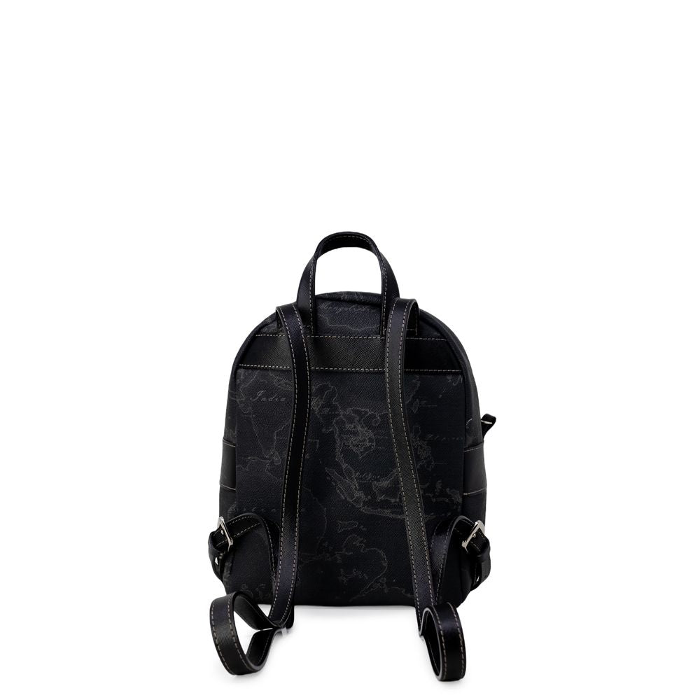 Alviero Martini Prima Classe Black Leather Backpack LUNESCAPE