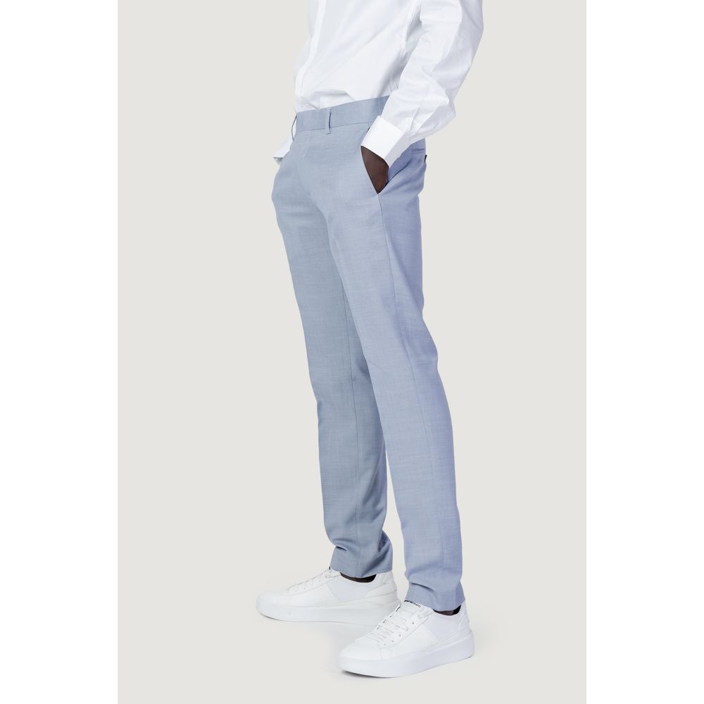 Antony Morato Blue Polyester Pant LUNESCAPE