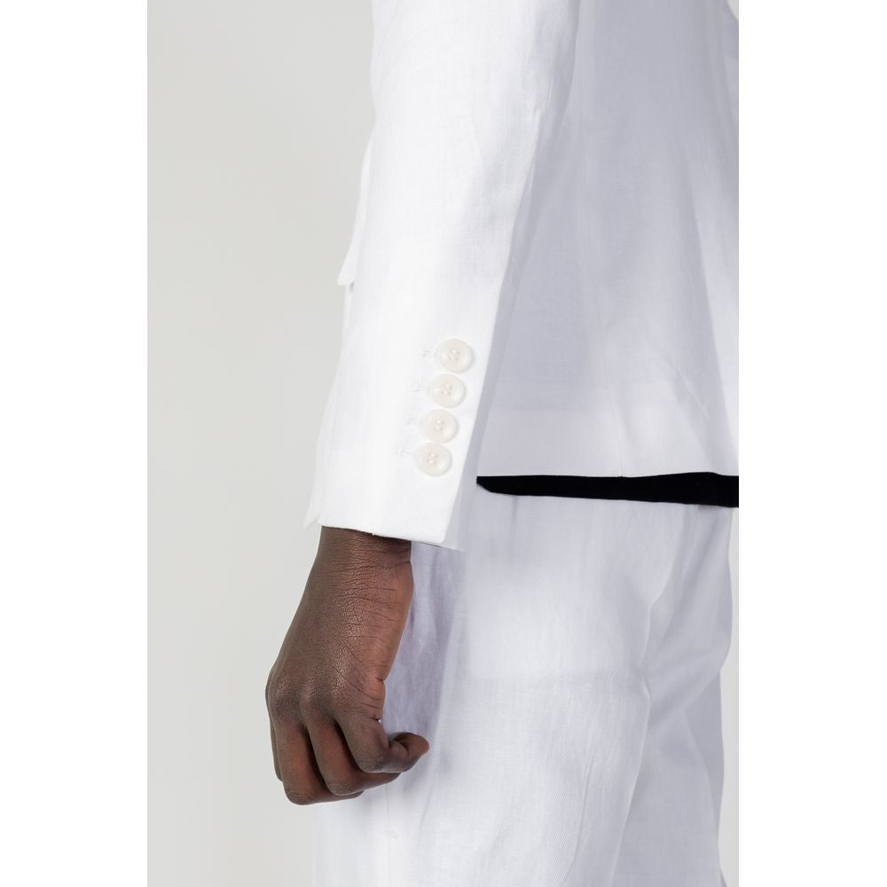 Antony Morato White Linen Blazer LUNESCAPE
