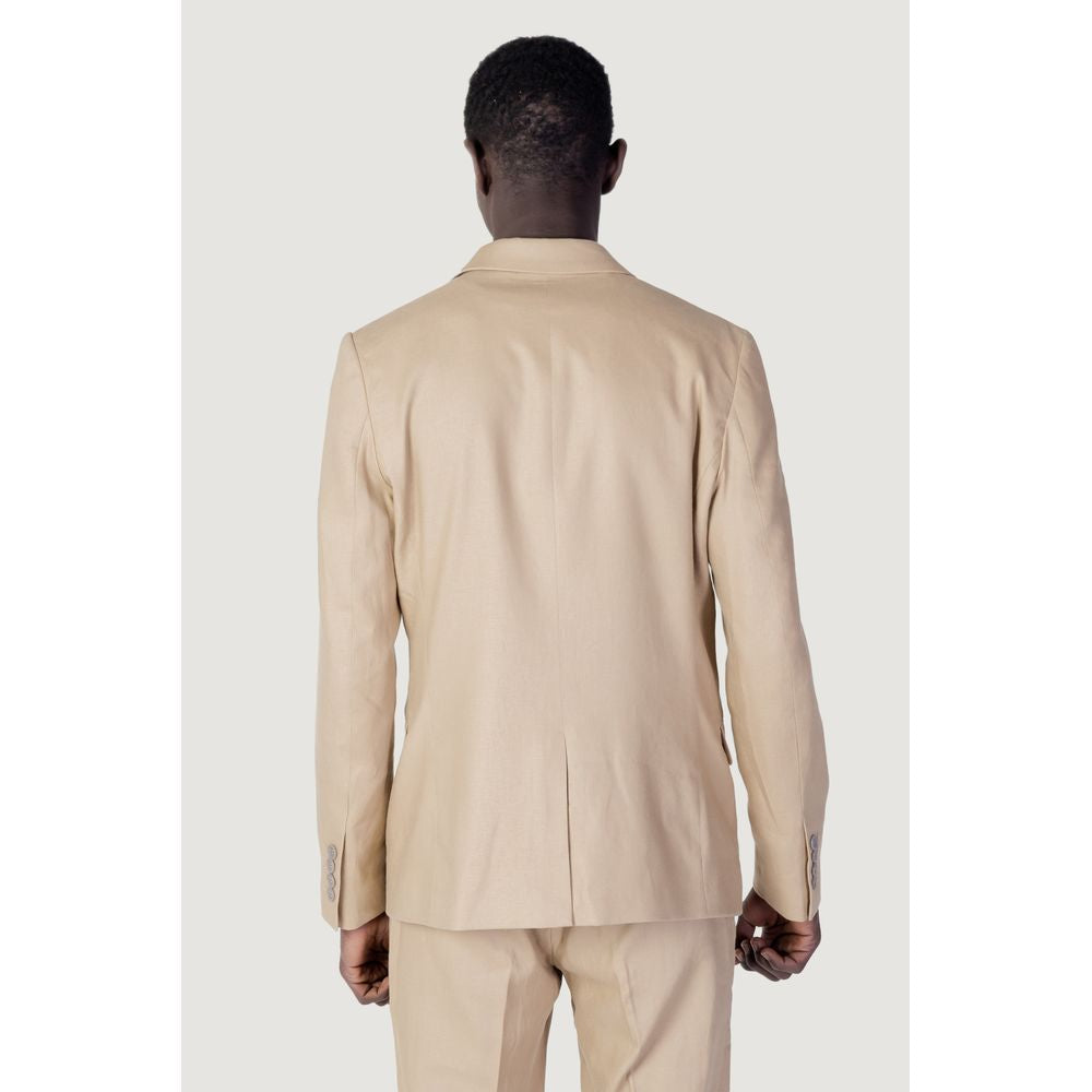 Antony Morato Beige Linen Blazer LUNESCAPE