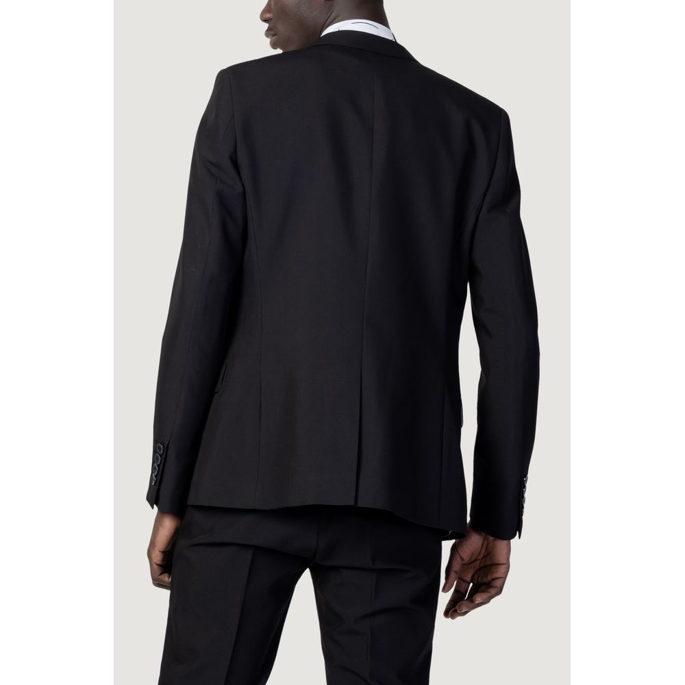 Antony Morato Black Polyester Blazer LUNESCAPE