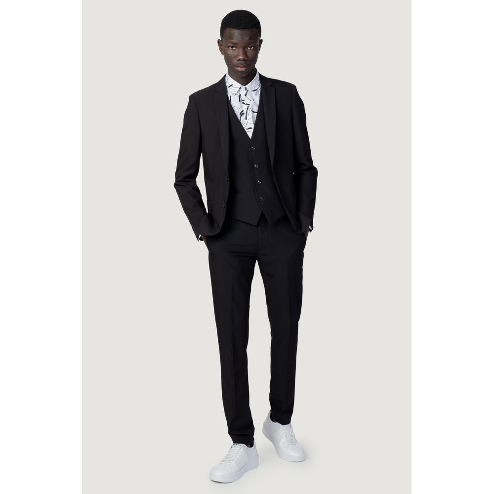 Antony Morato Black Polyester Blazer LUNESCAPE