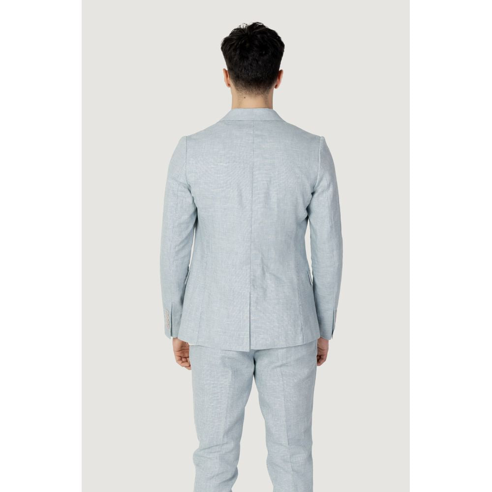Antony Morato Green Linen Blazer LUNESCAPE