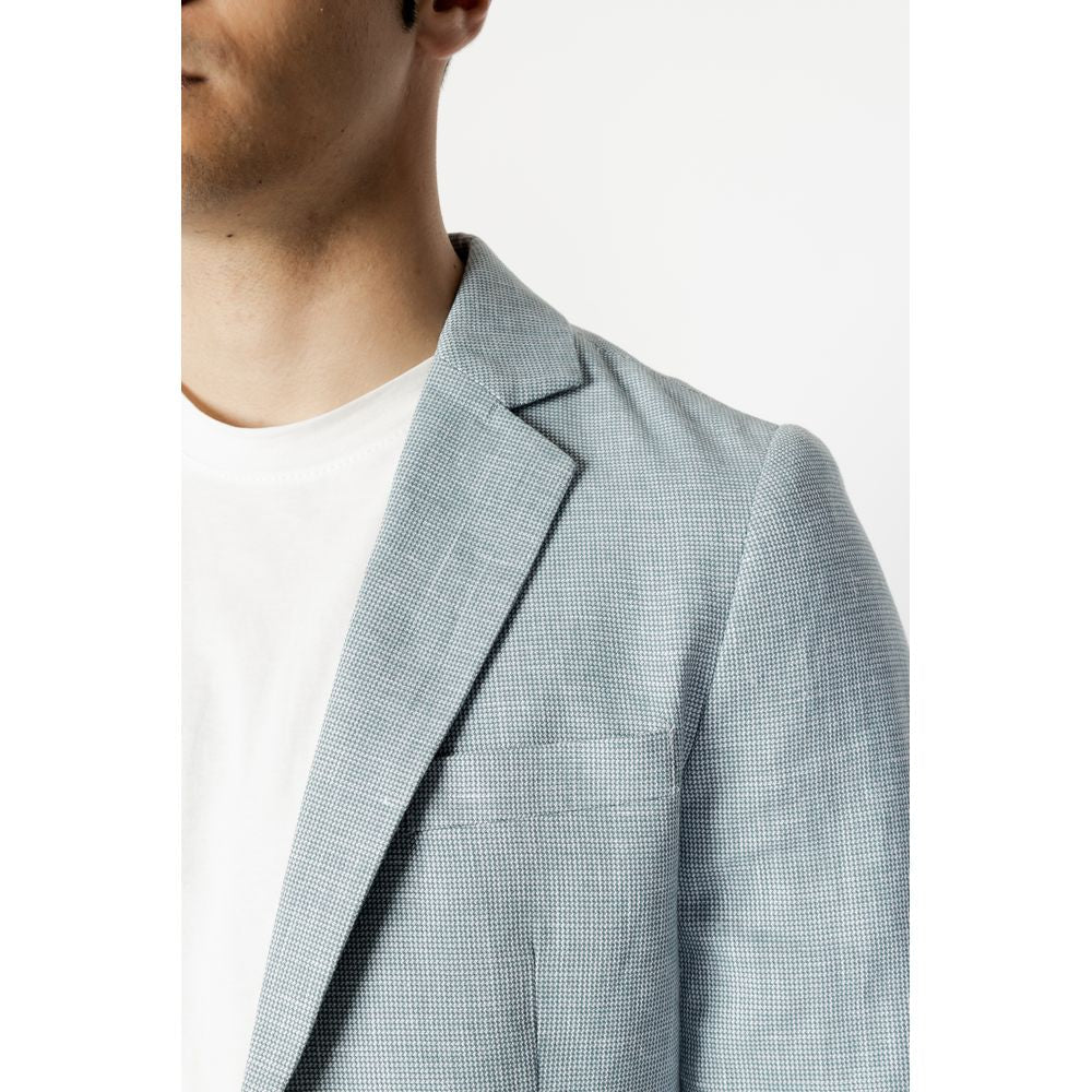 Antony Morato Green Linen Blazer LUNESCAPE