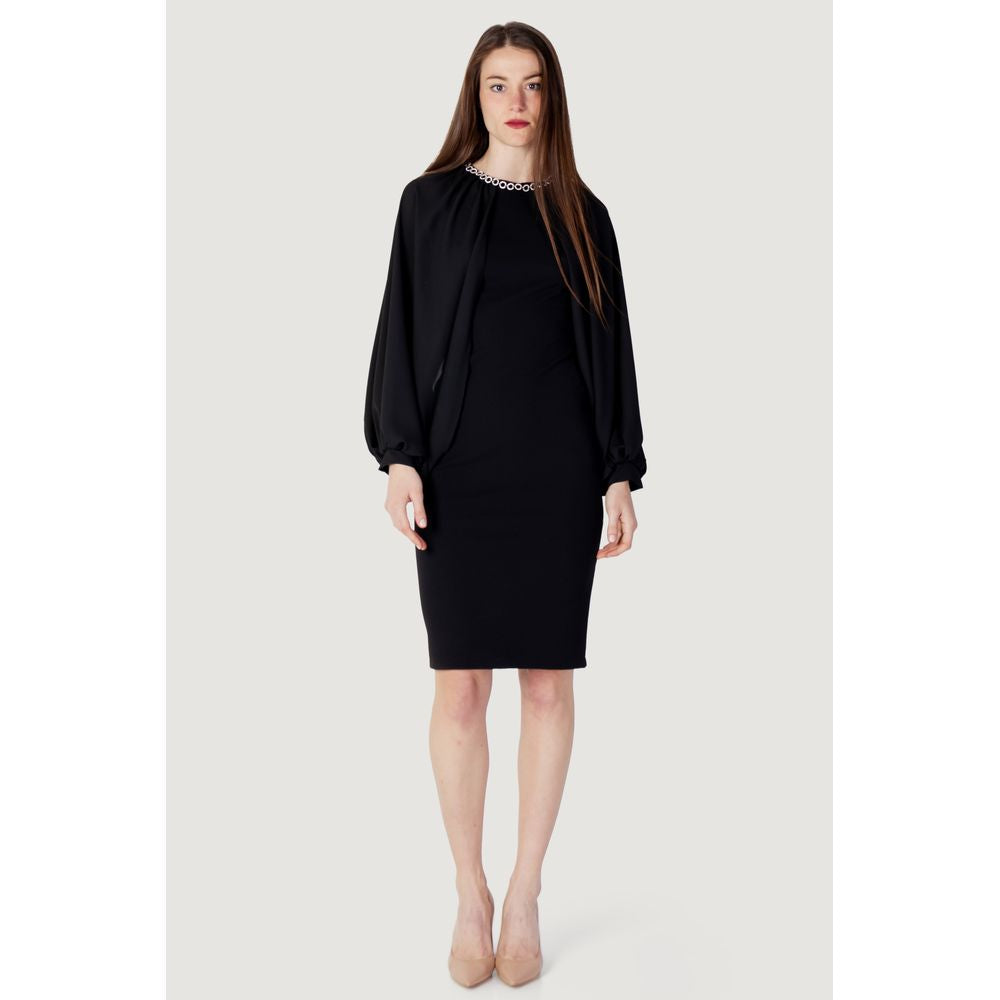 Rinascimento Black Polyester Long LUNESCAPE