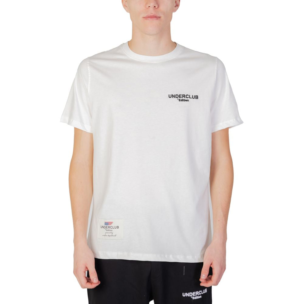 Underclub White Cotton T-Shirt LUNESCAPE