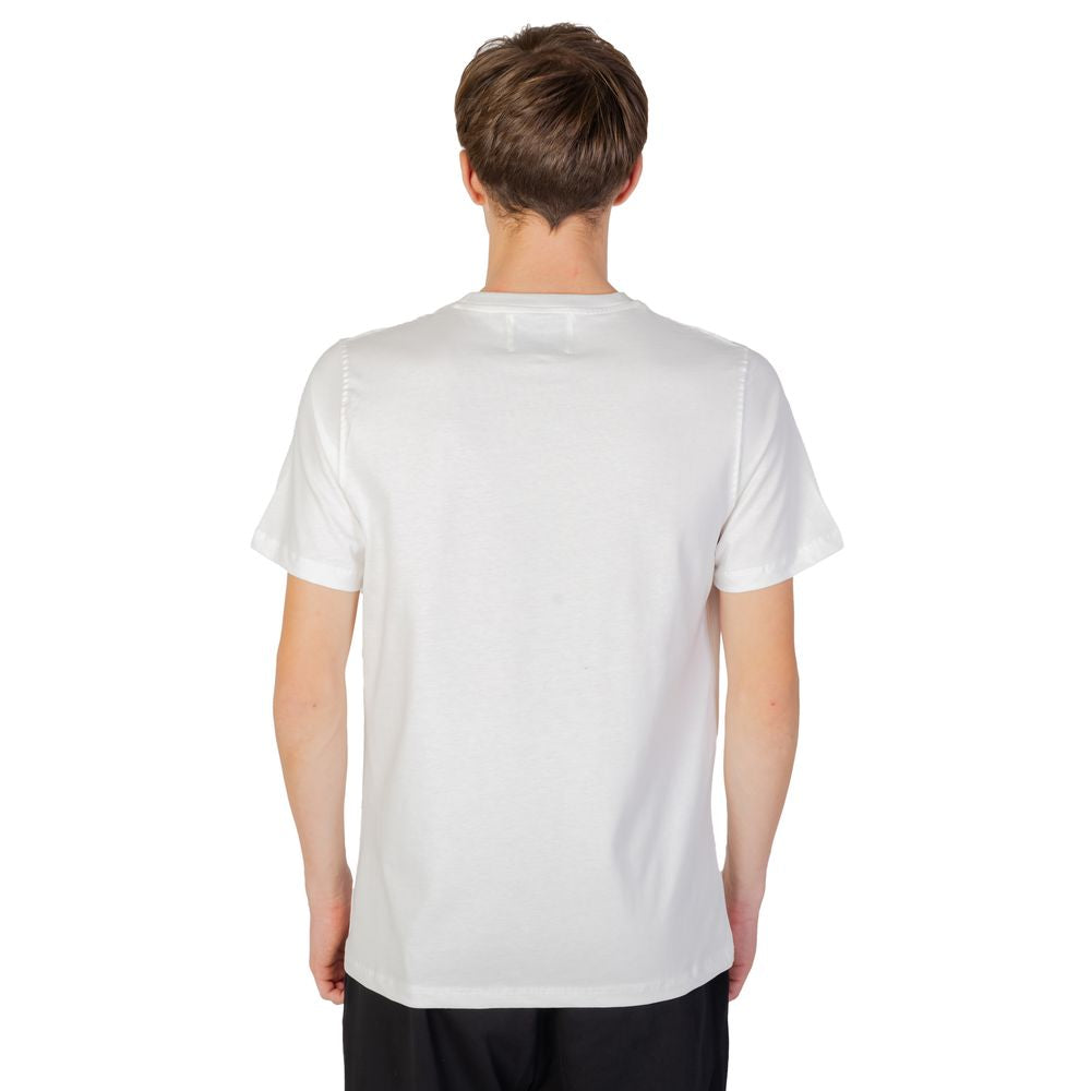 Underclub White Cotton T-Shirt LUNESCAPE