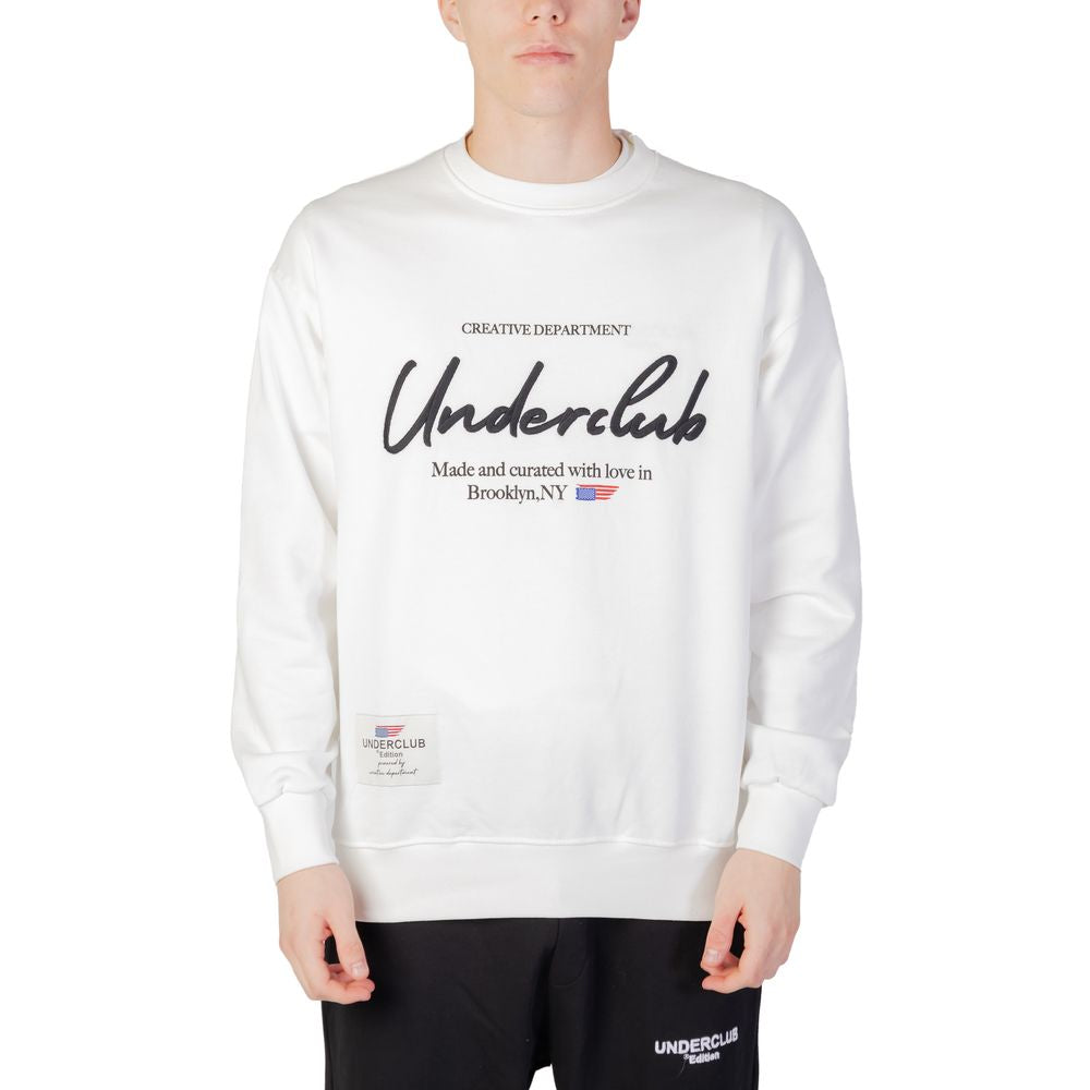Underclub White Cotton Sweatshirt LUNESCAPE