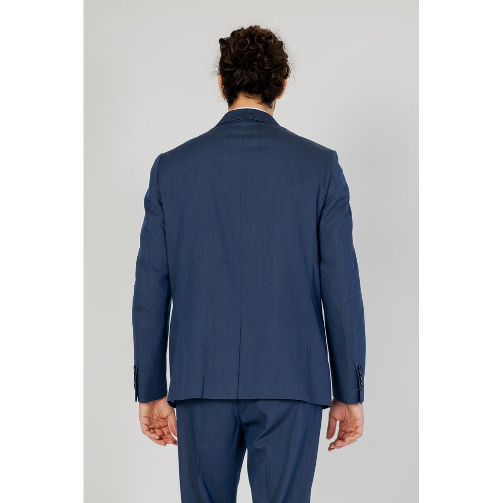 Antony Morato Blue Polyester Blazer LUNESCAPE