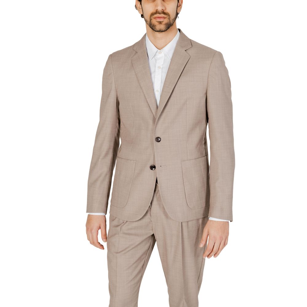 Antony Morato Beige Polyester Blazer LUNESCAPE