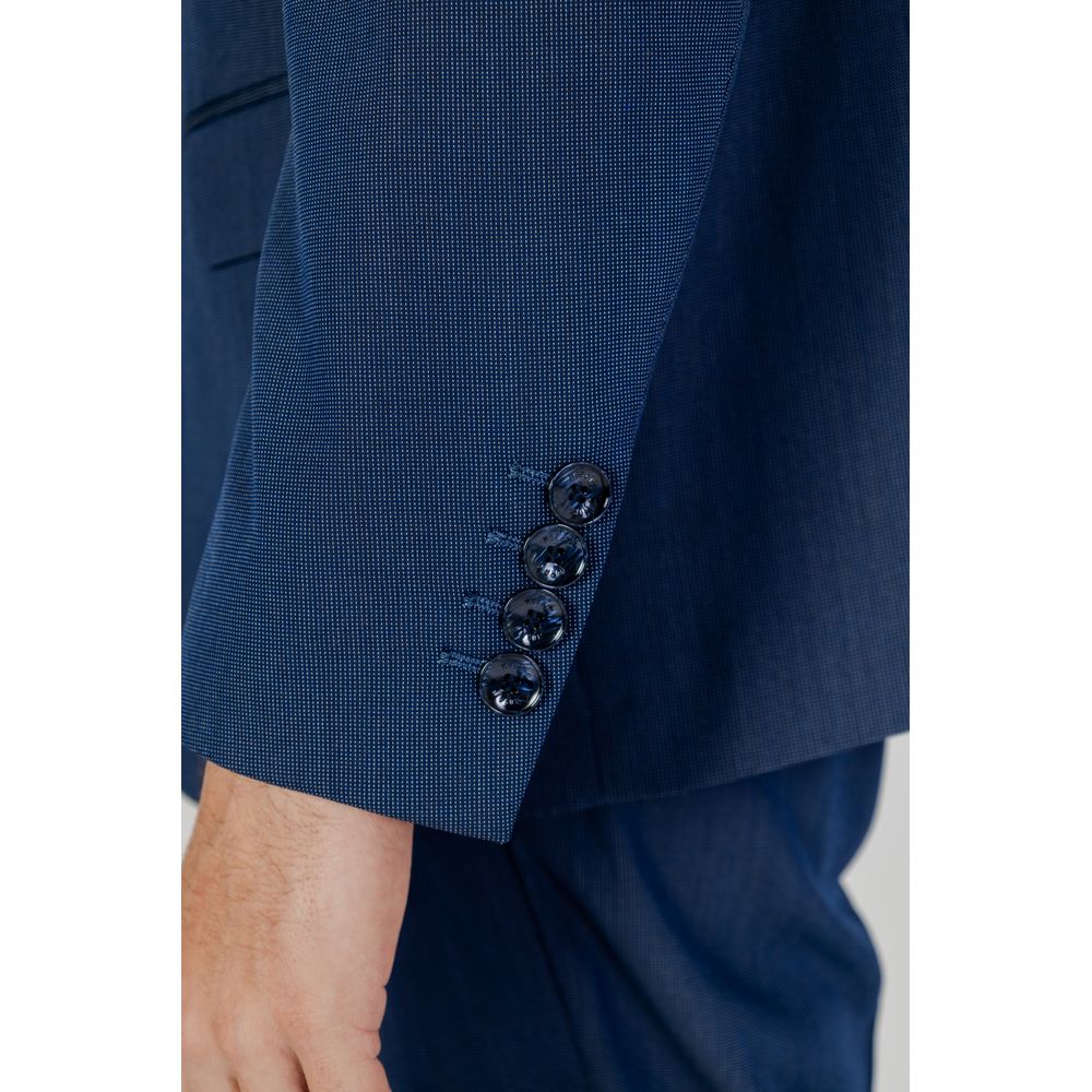 Antony Morato Blue Polyester Blazer LUNESCAPE