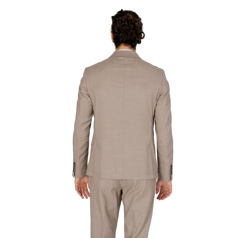 Antony Morato Beige Polyester Blazer LUNESCAPE