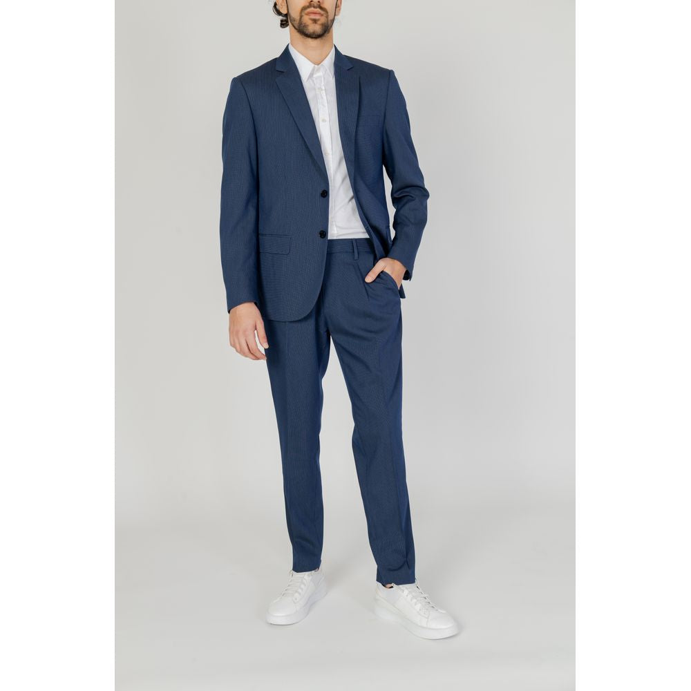 Antony Morato Blue Polyester Blazer LUNESCAPE