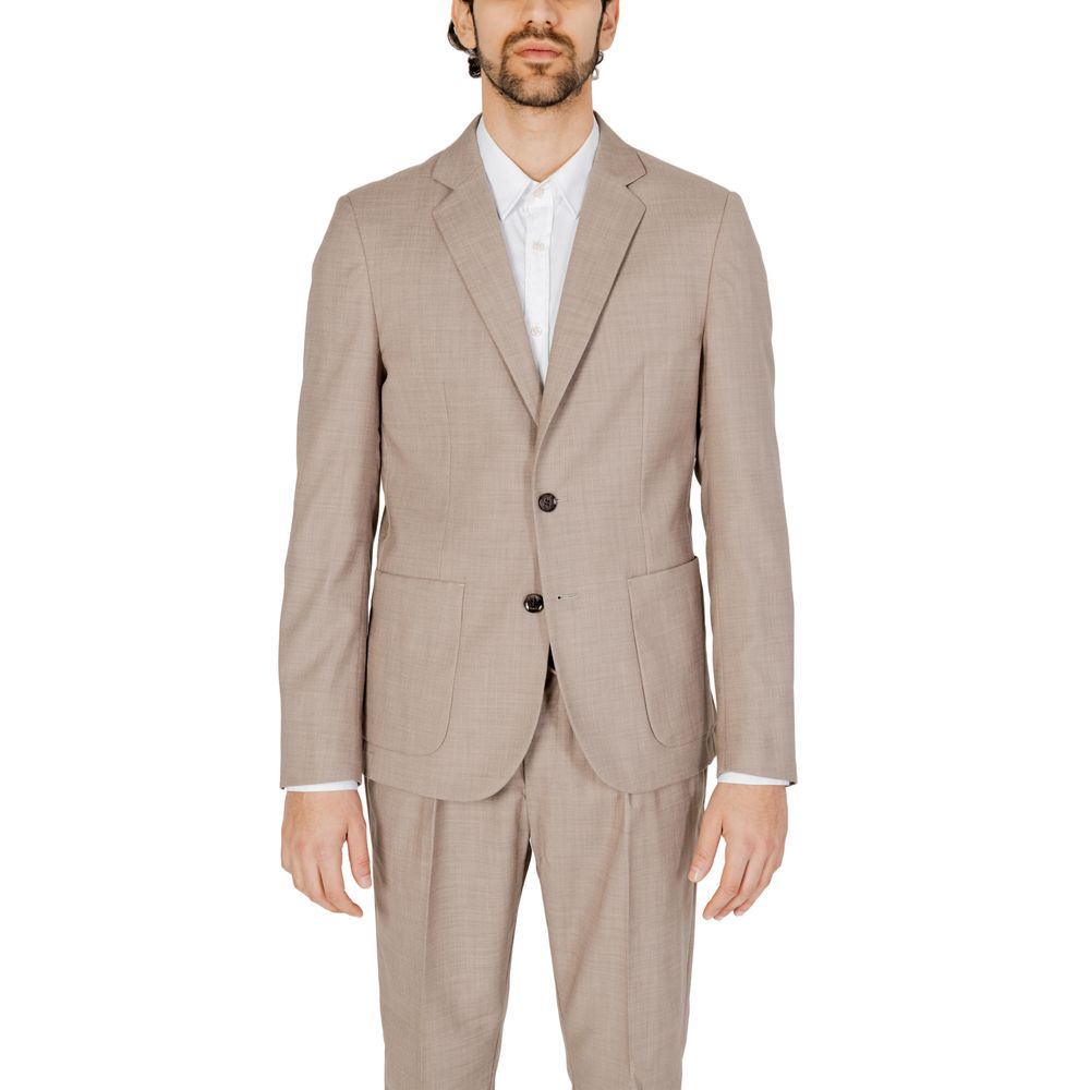 Antony Morato Beige Polyester Blazer LUNESCAPE