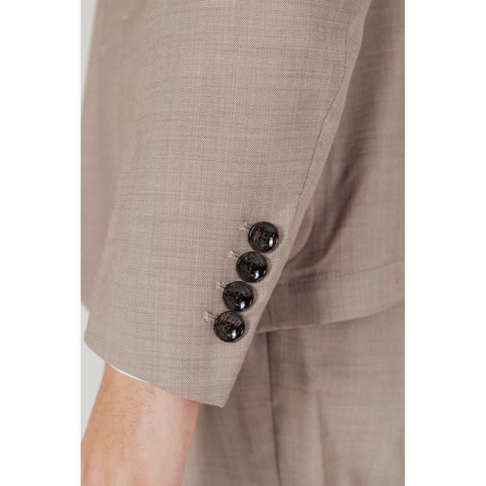 Antony Morato Beige Polyester Blazer LUNESCAPE