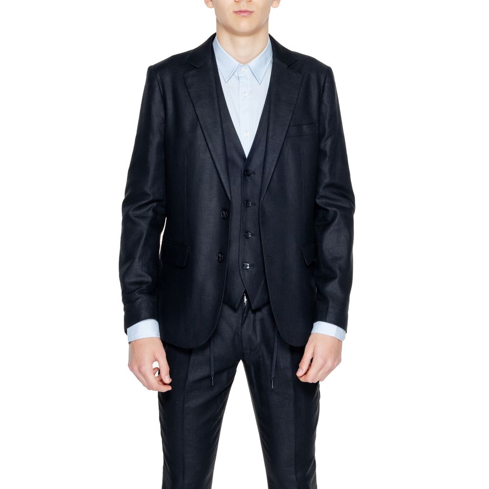 Antony Morato Black Linen Blazer LUNESCAPE