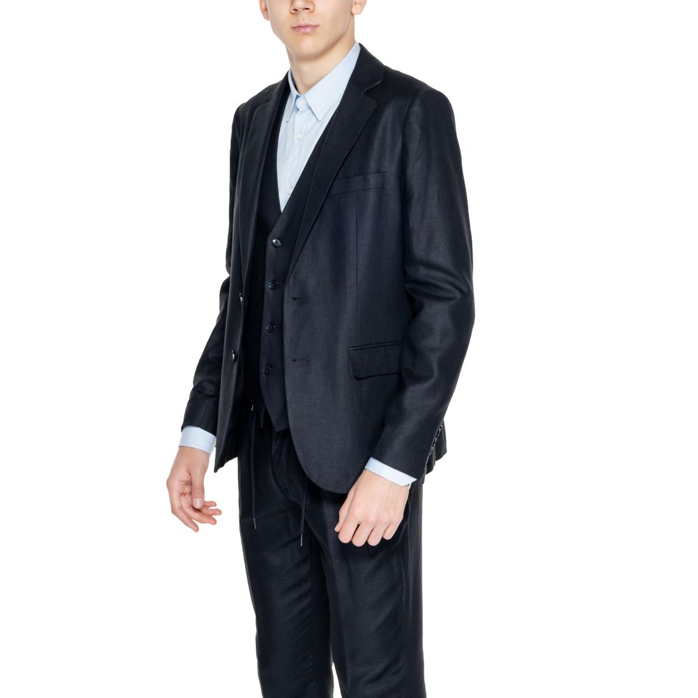 Antony Morato Black Linen Blazer LUNESCAPE
