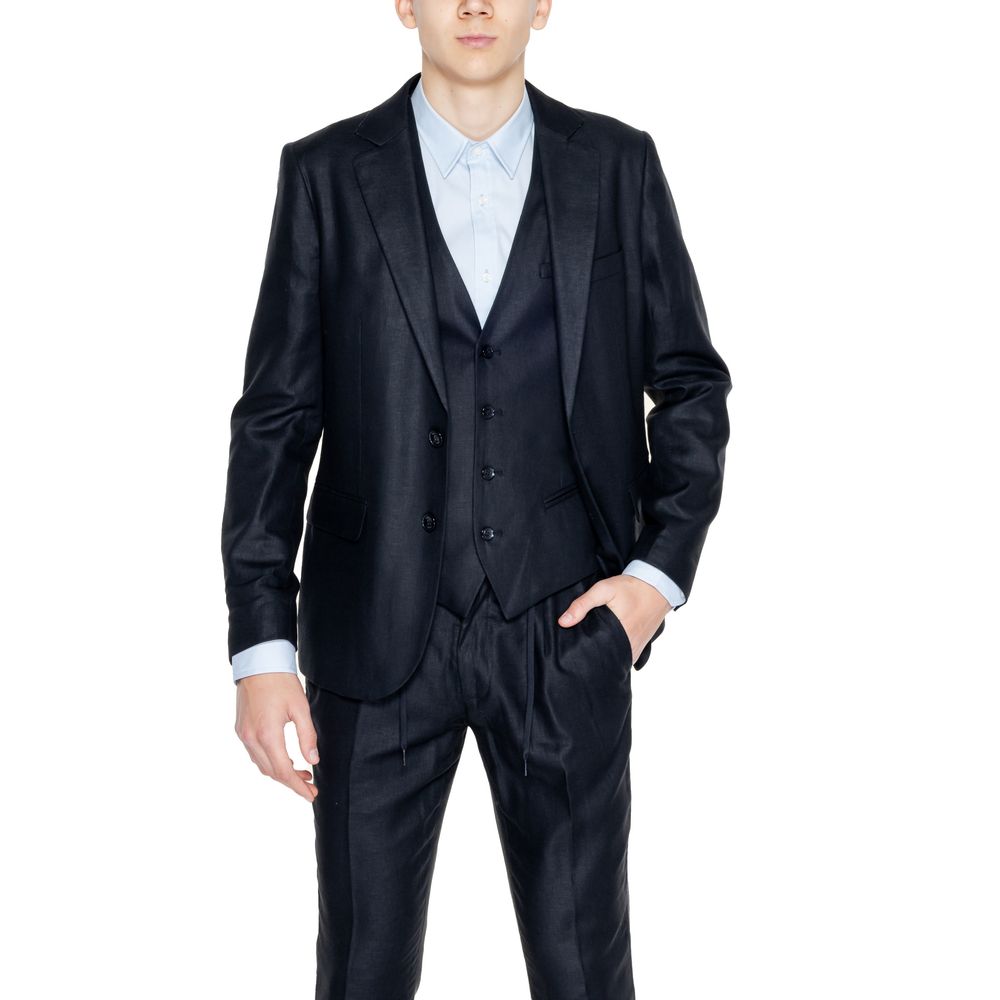 Antony Morato Black Linen Blazer LUNESCAPE