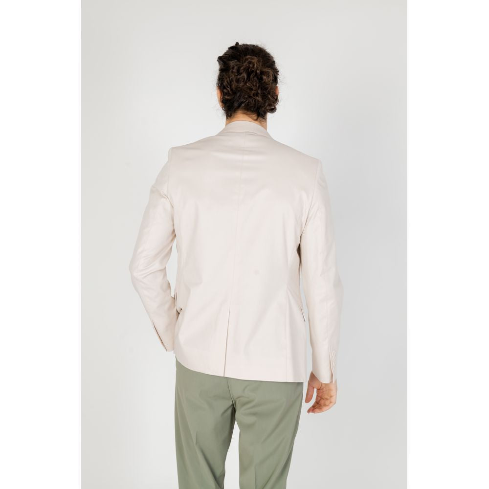 Antony Morato Cream Cotton Blazer LUNESCAPE