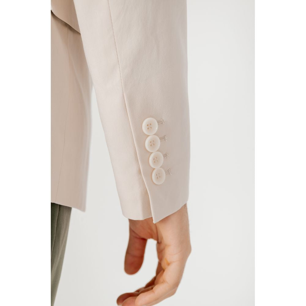 Antony Morato Cream Cotton Blazer LUNESCAPE