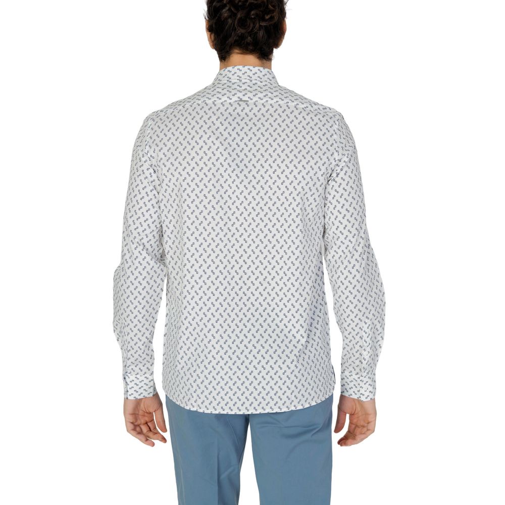 Antony Morato White Viscose Shirt LUNESCAPE
