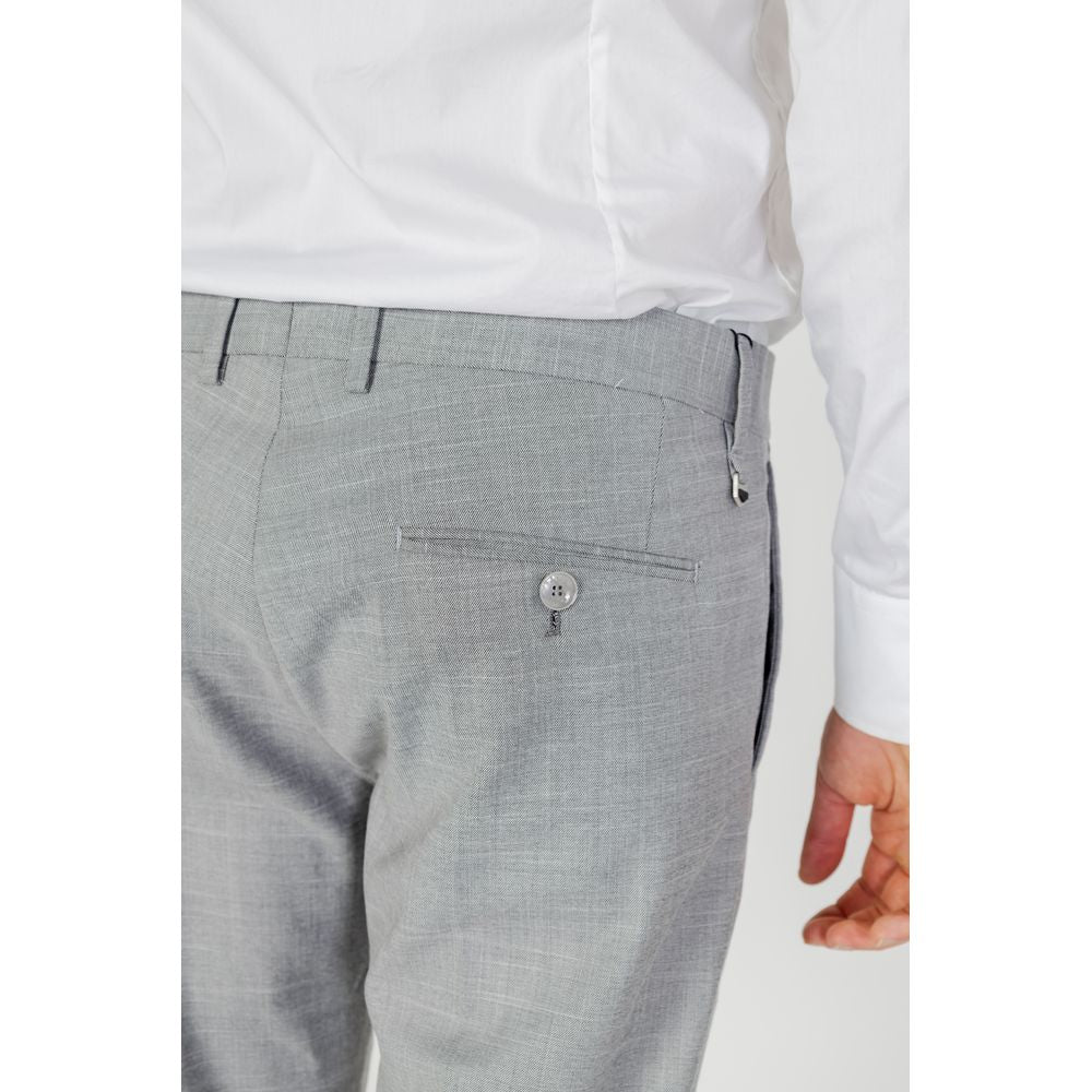 Antony Morato Gray Polyester Pant LUNESCAPE