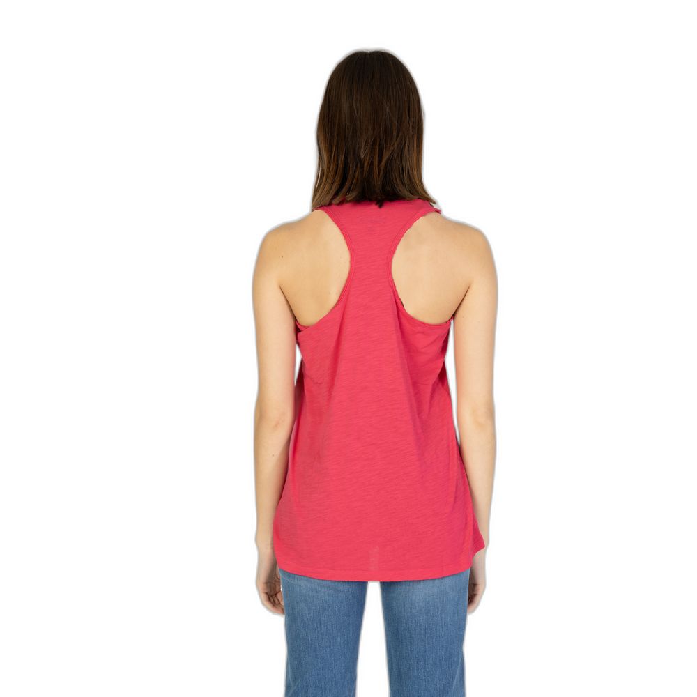 Blauer Pink Cotton Tank Top LUNESCAPE