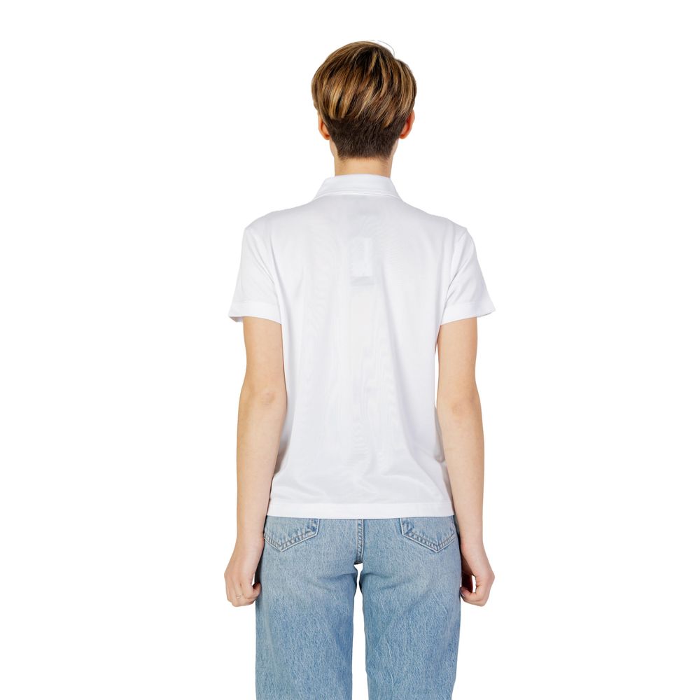 Blauer White Polyester T-Shirt