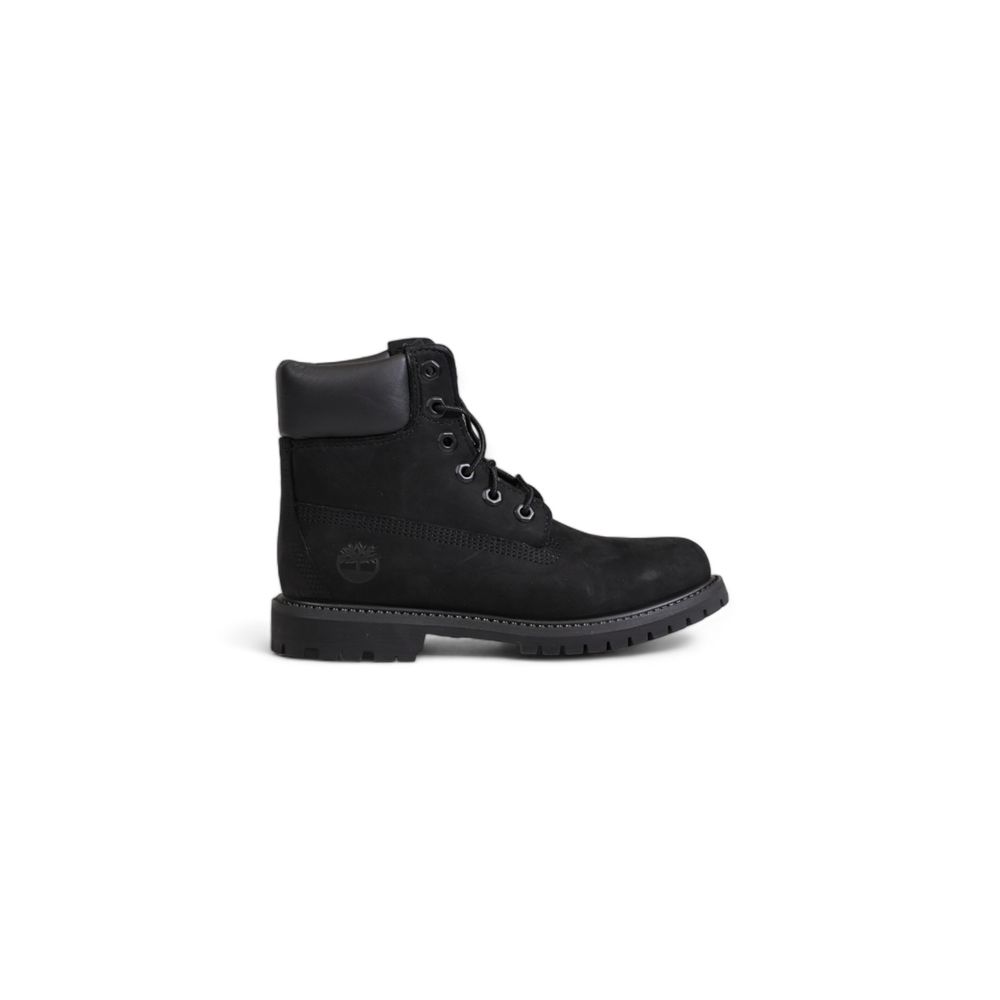 Timberland Black Recycled Leather Lace-Up Boots LUNESCAPE