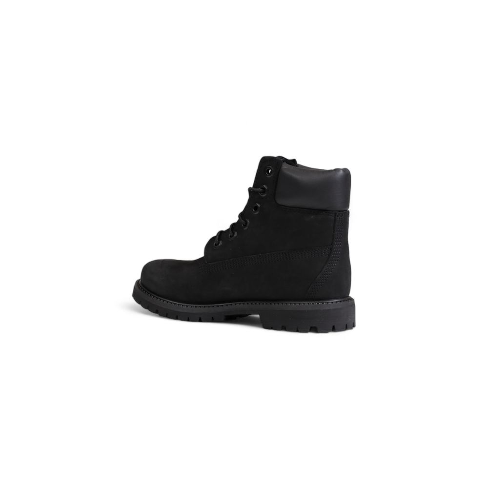 Timberland Black Recycled Leather Lace-Up Boots LUNESCAPE