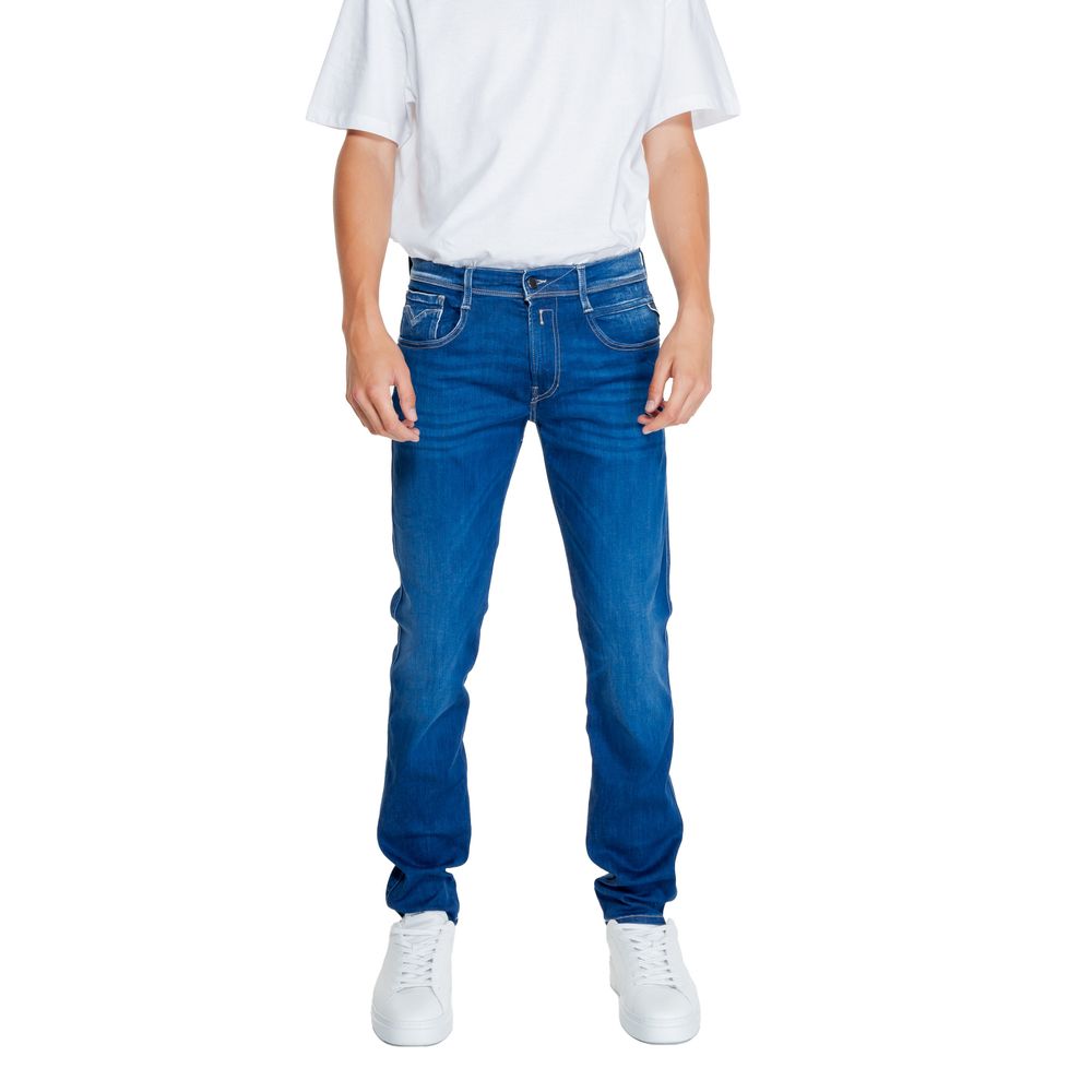 Replay Blue Cotton Relaxed Fit Jean LUNESCAPE