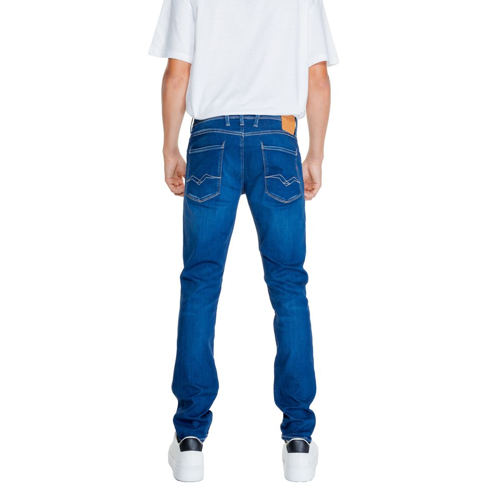 Replay Blue Cotton Relaxed Fit Jean LUNESCAPE